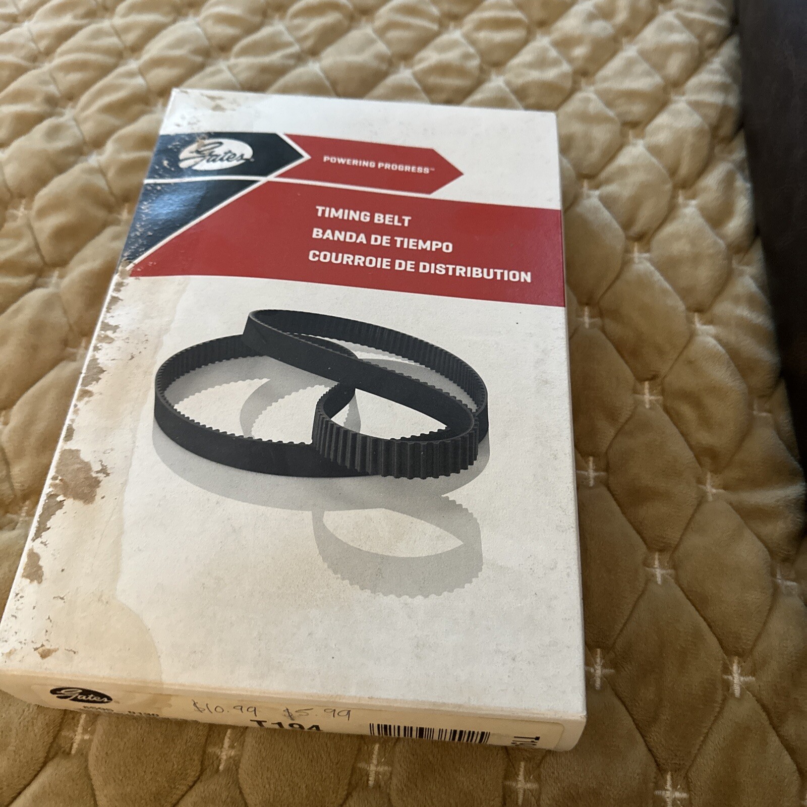 Engine Timing Belt-PowerGrip Premium OE Timing Belt Gates T194 - Image 3