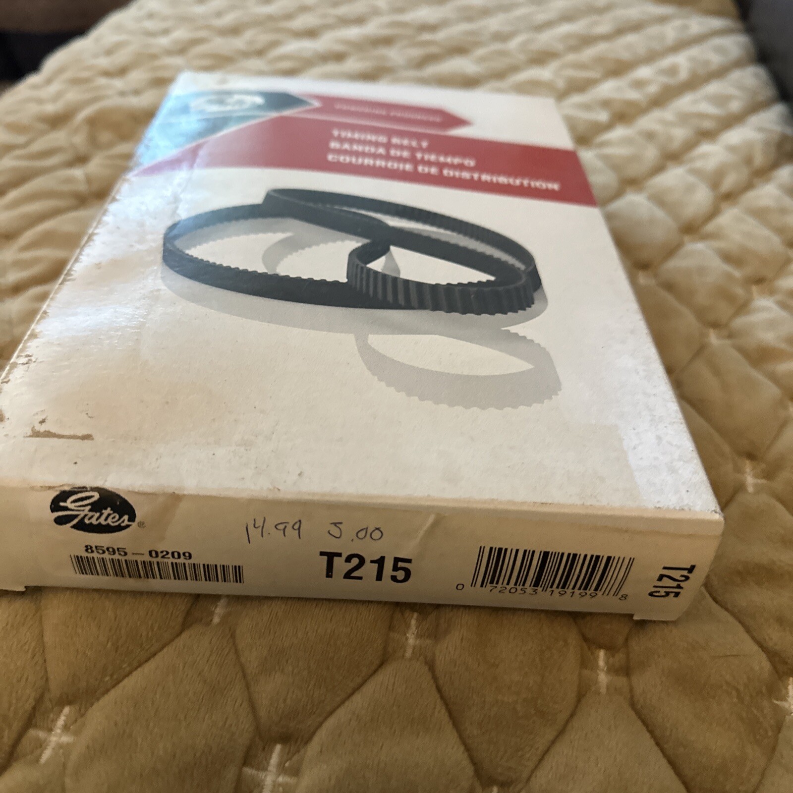 Engine Timing Belt-PowerGrip Premium OE Timing Belt Gates T215