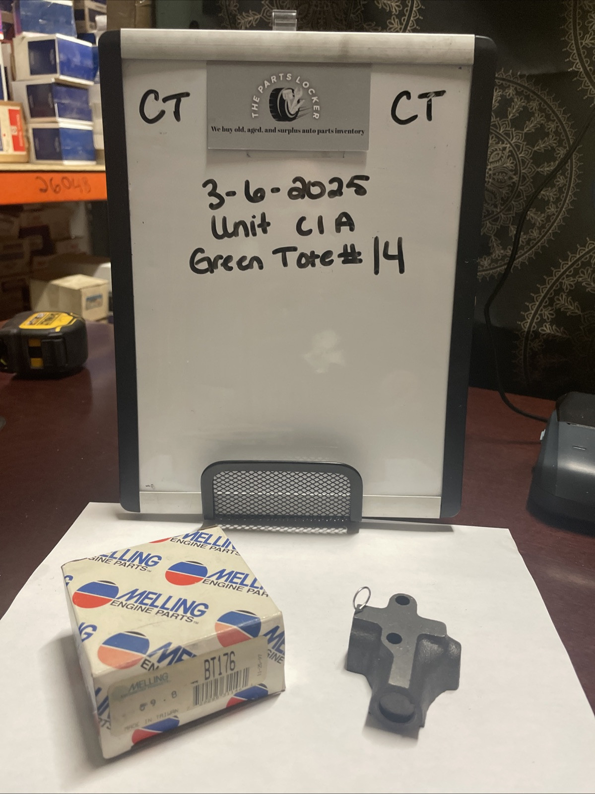 Engine Timing Chain Tensioner-Stock Melling BT176