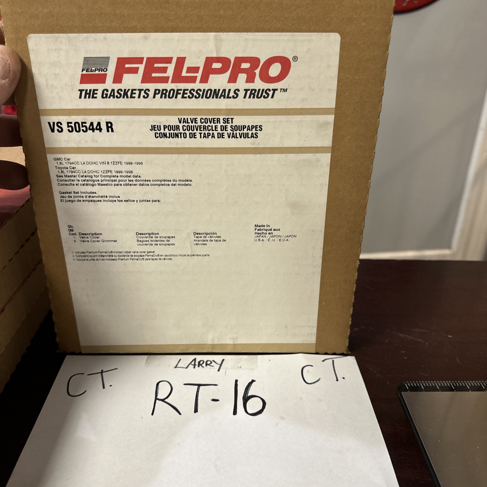 Engine Valve Cover Gasket Set Fel-Pro VS 50544 R