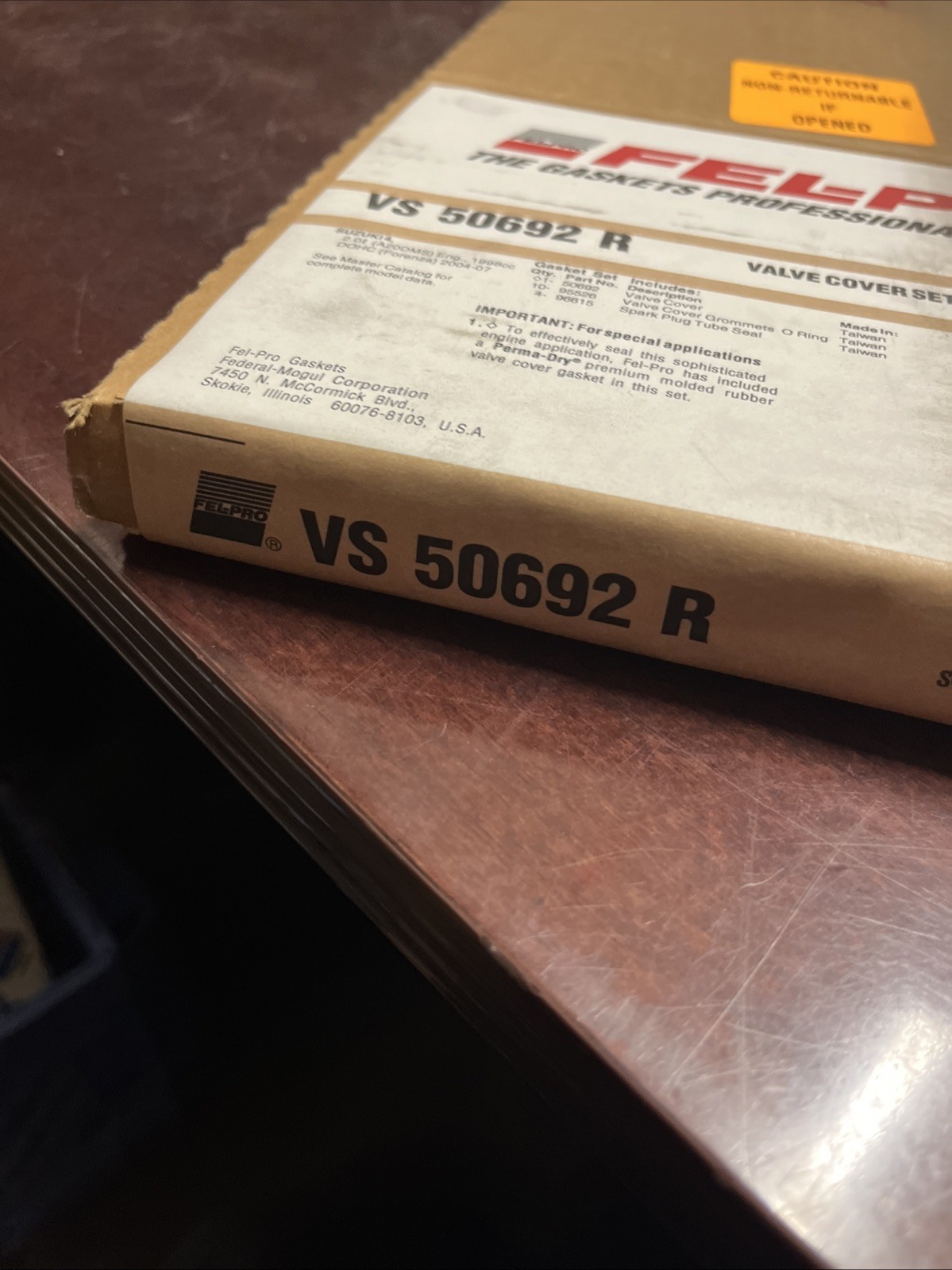 Engine Valve Cover Gasket Set Fel-Pro VS 50692 R - Image 3