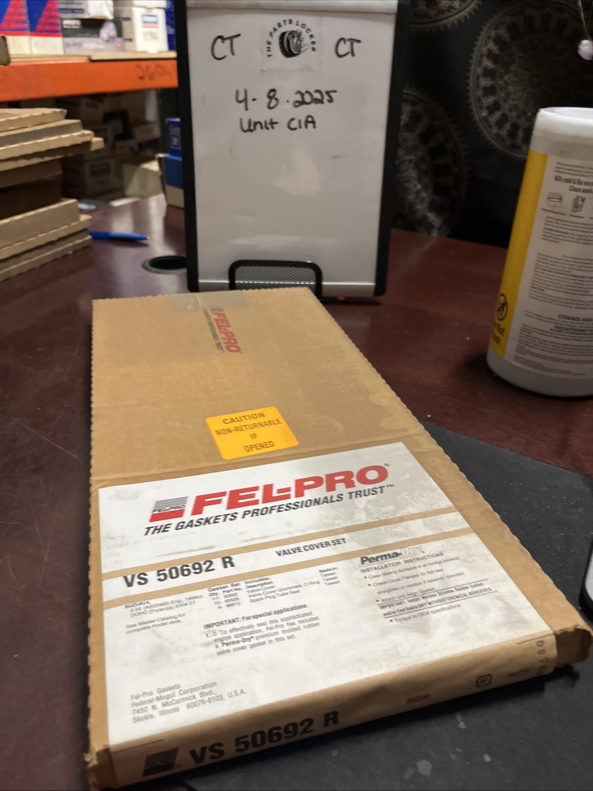 Engine Valve Cover Gasket Set Fel-Pro VS 50692 R