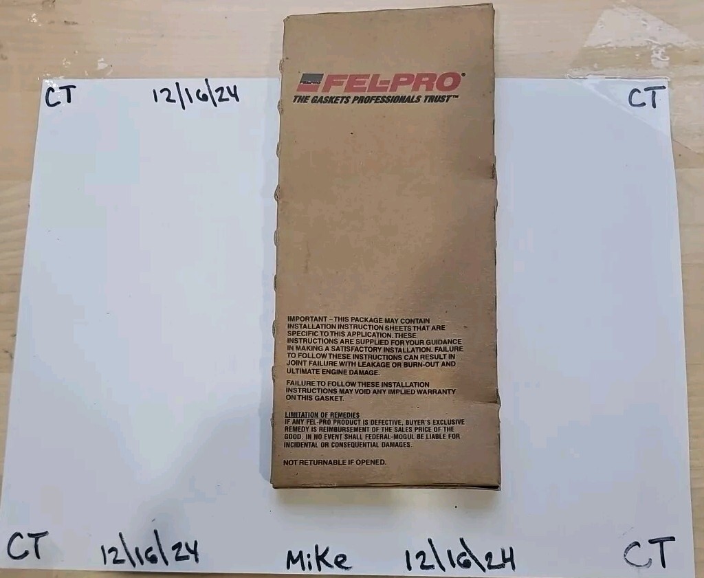 Engine Water Pump O-Ring Fel-Pro ES 72872