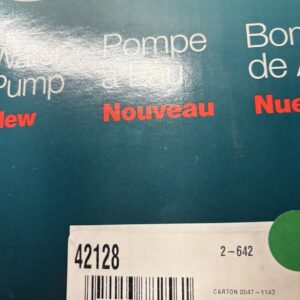 Engine Water Pump-Water Pump (Standard) Gates 42128 NOS