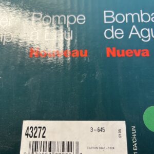 Engine Water Pump-Water Pump (Standard) Gates 43272
