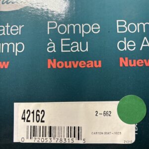 Engine Water Pump-Water Pump (Standard) Genuine Gates 42162 NOS