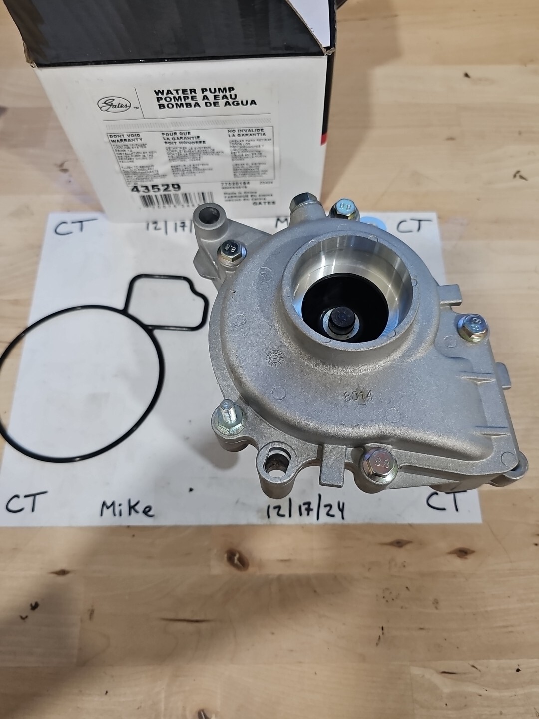 Engine Water Pump-Water Pump(Standard) Gates 43529 - Image 5