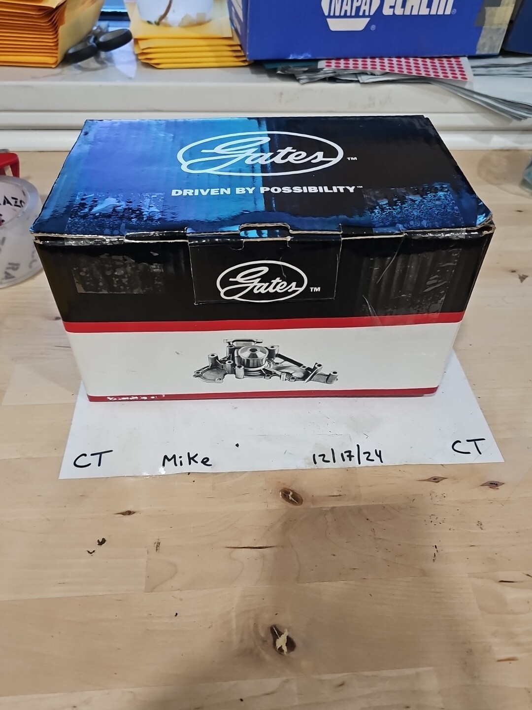 Engine Water Pump-Water Pump(Standard) Gates 43529 - Image 6