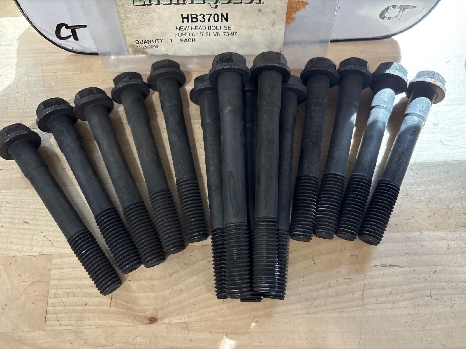 EngineQuest HB370N NEW Head Bolt Set FORD 6.1/7.5L V8 73-97 Missing Bolts - Image 4