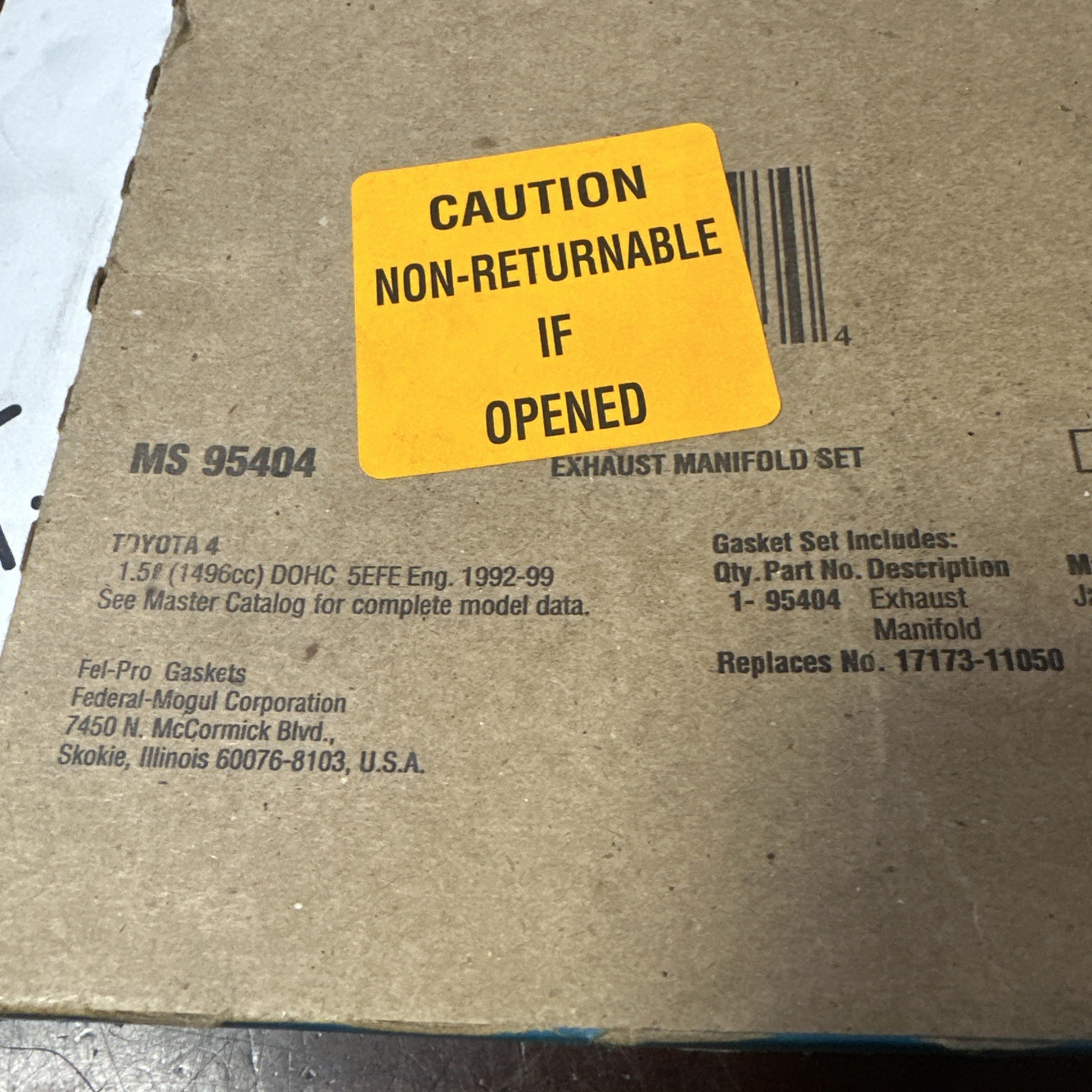 Exhaust Manifold Gasket Set Fel-Pro MS 95404 - Image 3