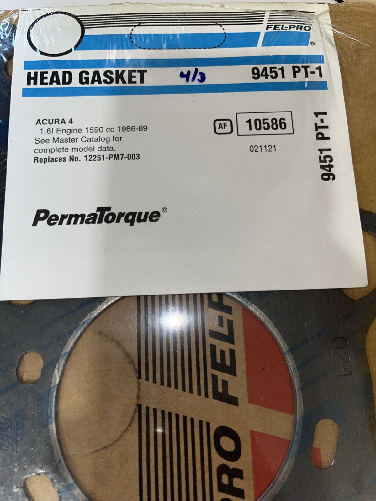 FEL-PRO Automotive Engine Cylinder Head Gasket Module Durable Assembly 9451 PT-1 - Image 3