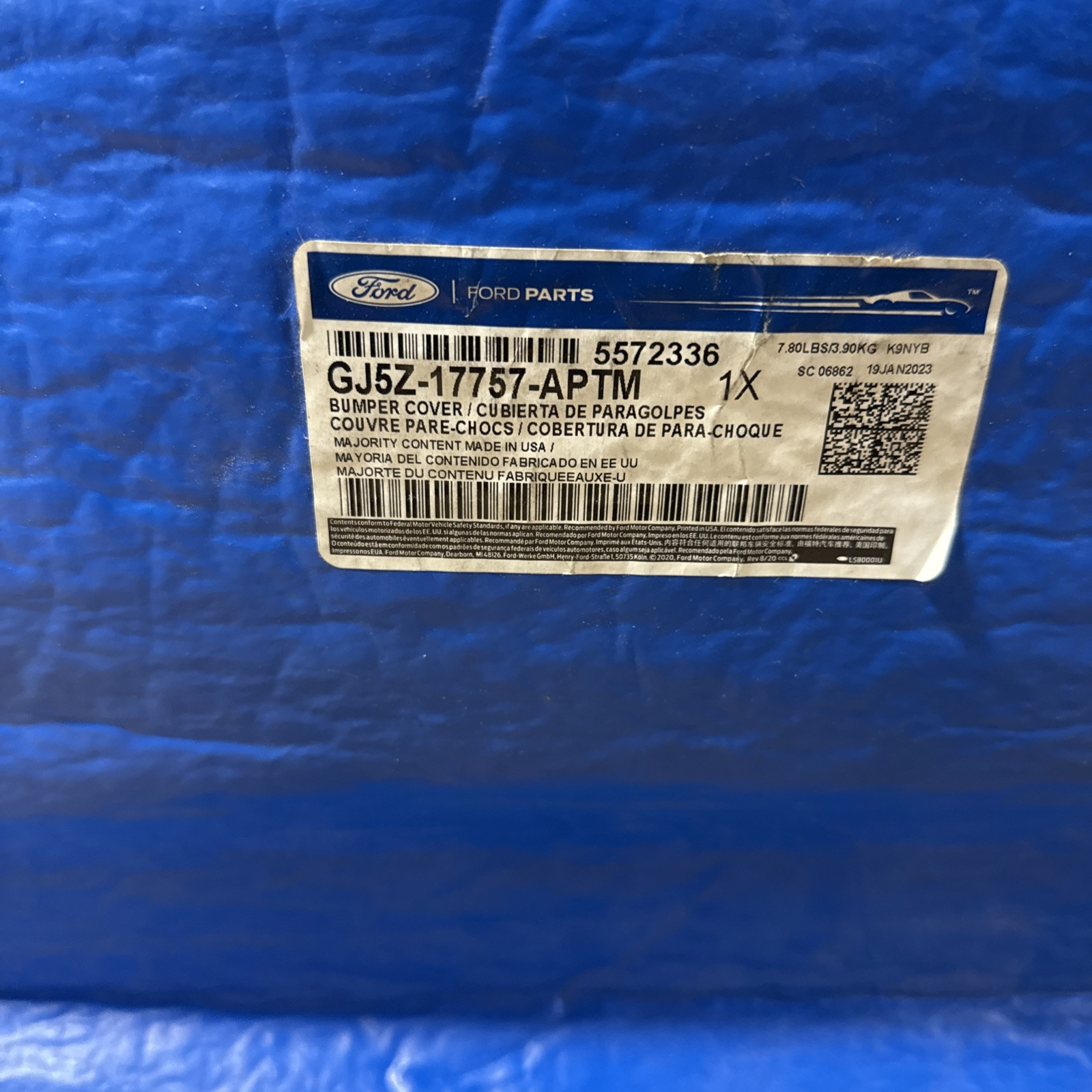 FORD OEM 17-19 Escape Bumper Components-Bumper Cover GJ5Z17757APTM