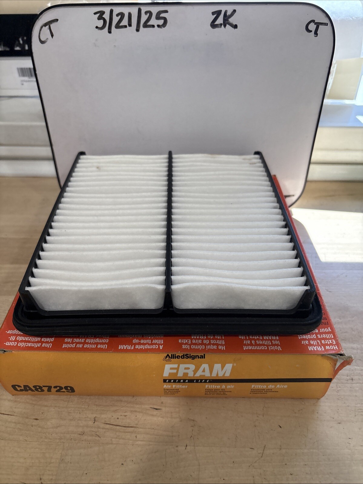 FRAM Extra Life Air Filter CA8729