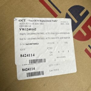 Fender For 2011-2018 Volkswagen Jetta Sedan Front Driver Side Primed Steel