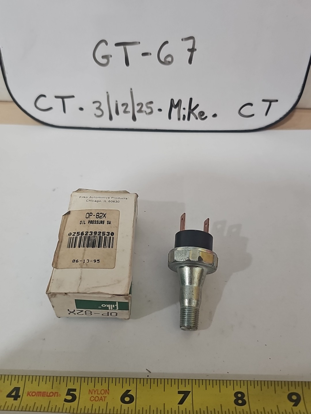 Filko OP-82x Engine Oil Pressure Switch Standard PS126 - Image 5