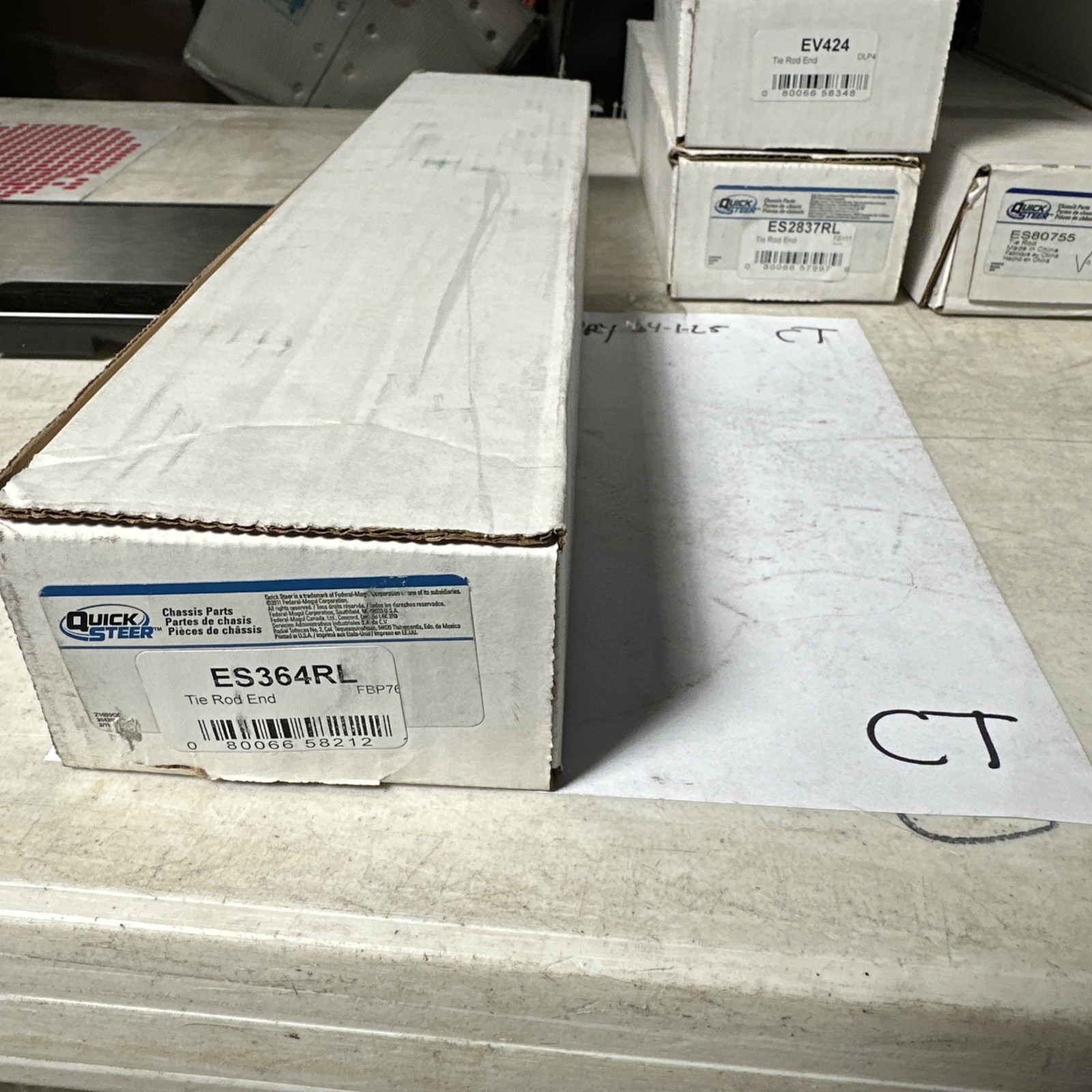 For Ford Mustang 1967-1969 Quick Steer ES364RL Inner Steering Tie Rod End