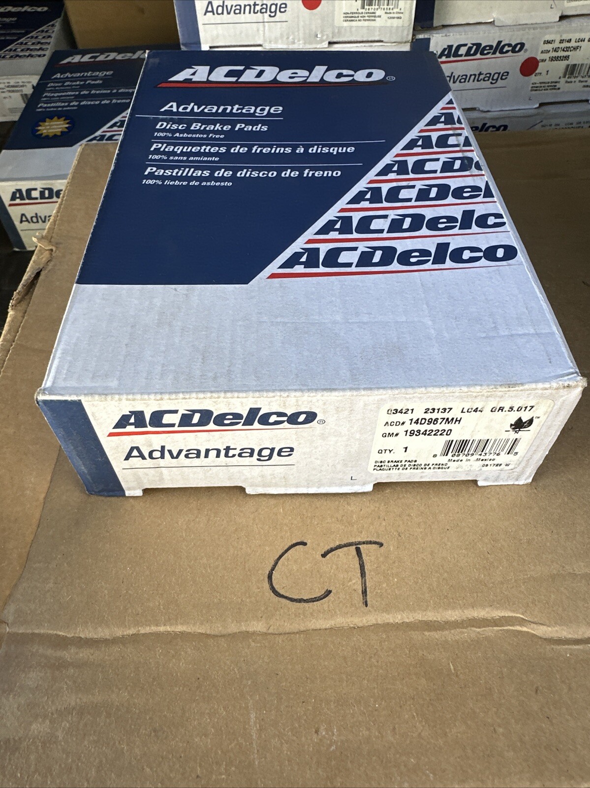 For Ram 1500 Classic 19-24 ACDelco Silver Semi-Metallic Rear Disc Brake Pads