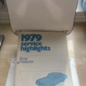 Ford 1979 Service Highlights Manual-Body Features (Course 0329-142)