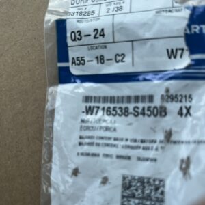 Ford OEM NOS W716538-S450B Steering Column Nut 2016-2021 F150 Manual Tilt (4 Pk)