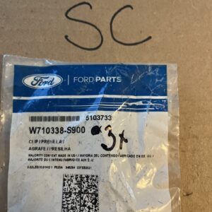 Ford  W710338-S900 Trim Panel Clips New Pkg Of 3