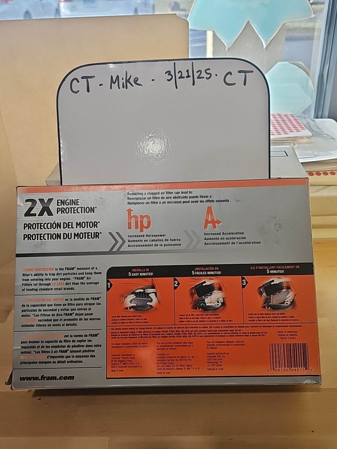 Fram Extra Guard CA9565 Air Filter - Image 5