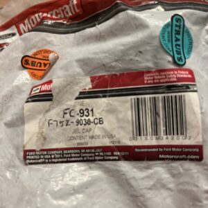 Fuel Tank Cap-Non-locking Fuel Filler Cap Genuine Ford Motorcraft OEM FC-931