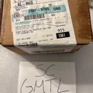 GM 25979745 Cylinder Kit, Front Side Door Lock (Uncoded) 2006-2011 Cadillac DTS