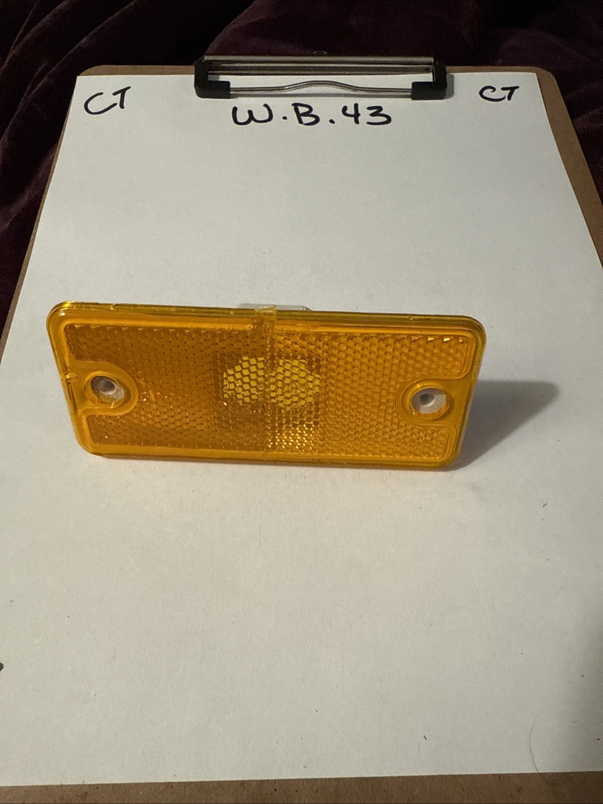 GM 929564 Lamp Asm,Front Side Marker 1982-1987