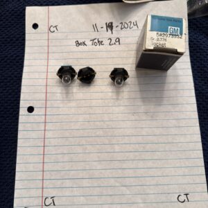 GM NOS Box of 3 Dash Bulb Lamp Sockets 2973932