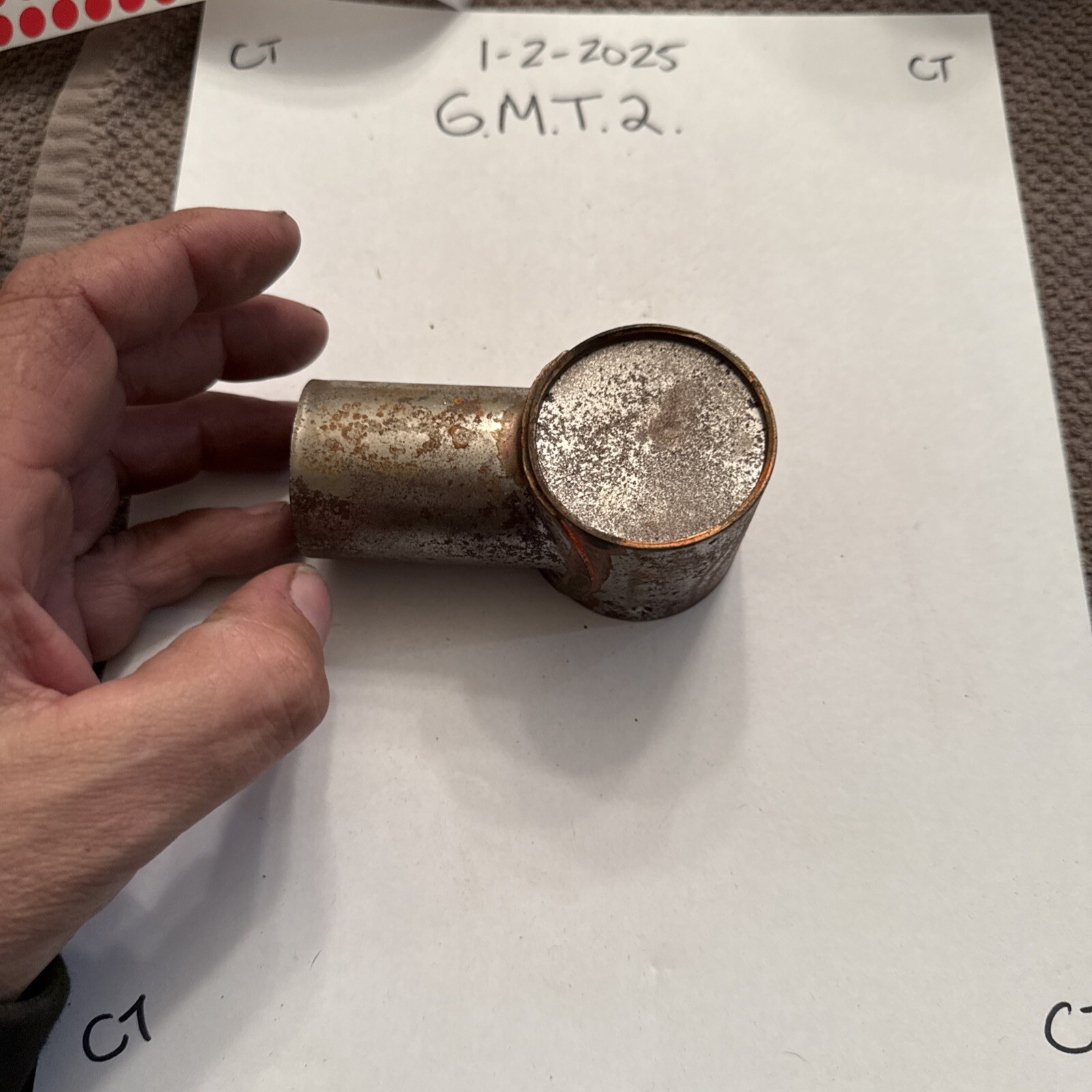 GM OEM 1976-82 C3 Corvette Carburetor Air Heat Stove Elbow 372586 - Image 3