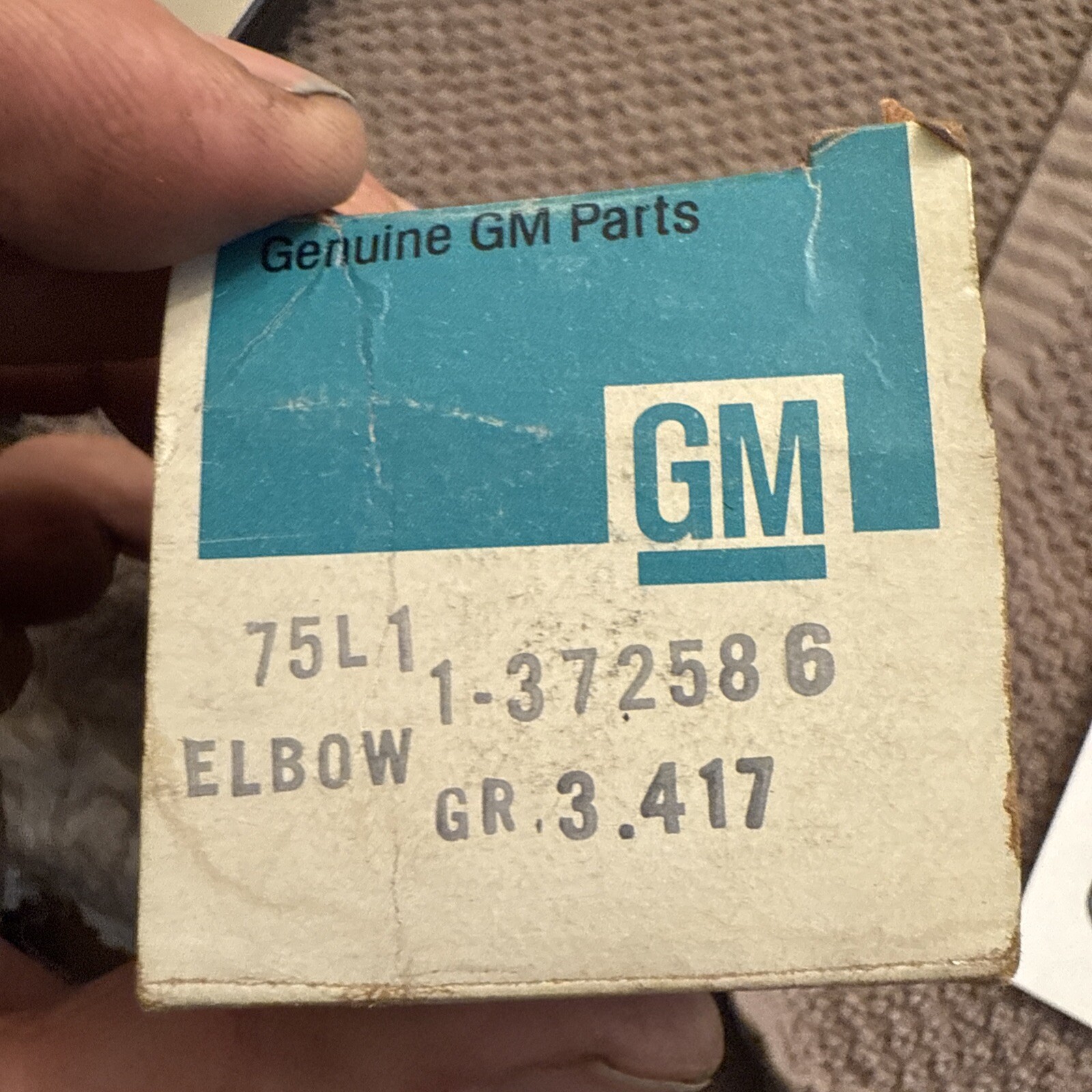 GM OEM 1976-82 C3 Corvette Carburetor Air Heat Stove Elbow 372586 - Image 7