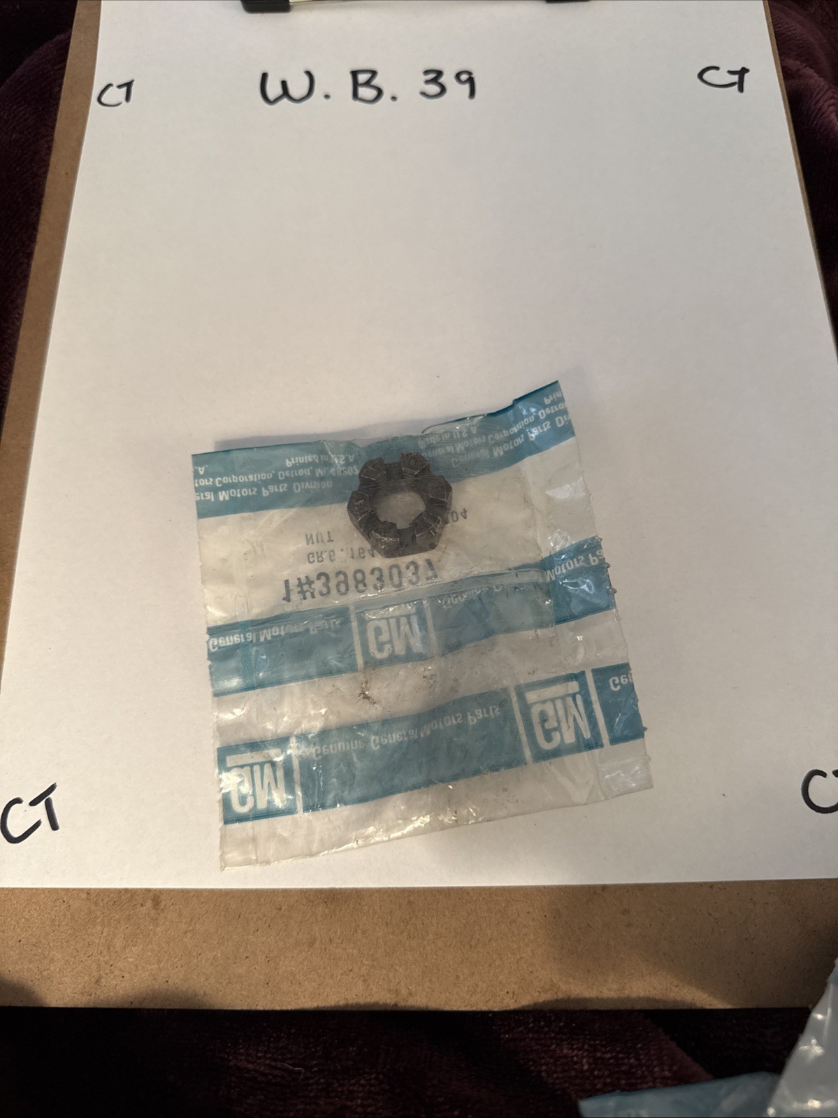 GM OEM 3983037 Nut - Image 3