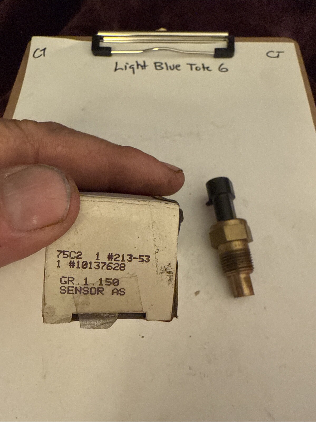 GM OEM-Coolant Temperature Sender Sending Unit 10137628 - Image 3