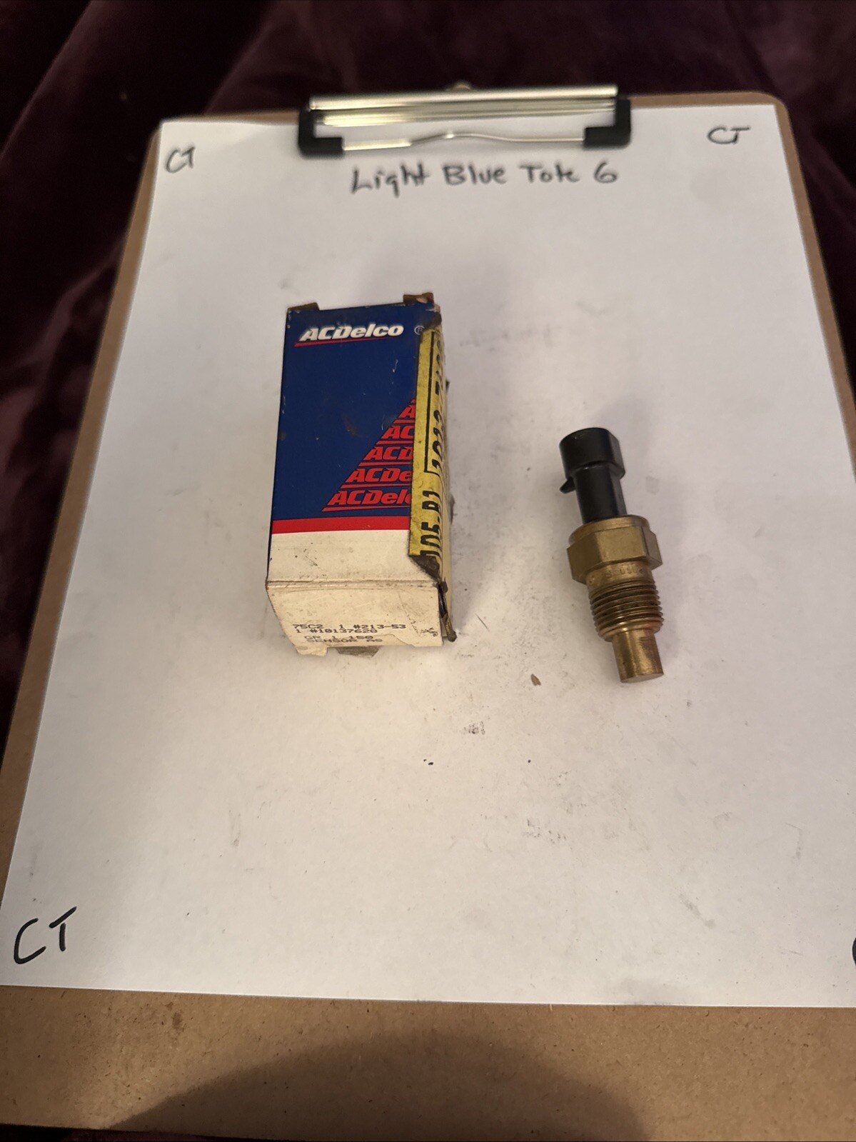 GM OEM-Coolant Temperature Sender Sending Unit 10137628