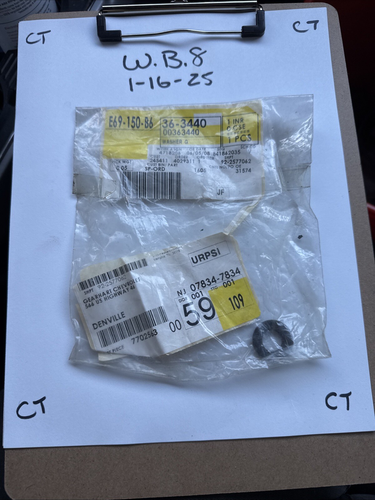 GM lower bushing washer 363440 NOS NEW GM