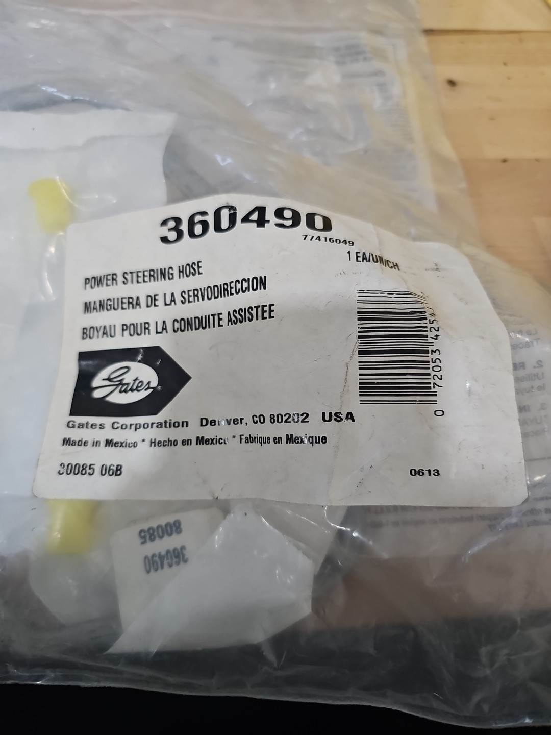 Gates 360490 Power Steering Return Line Hose for 97-92 Ford Ranger 4-Cyl. 2.3 L - Image 3