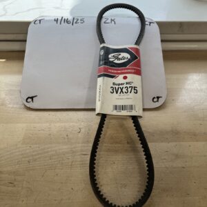 Gates 3VX375 Super HC Narrow Section Molded Notch V-Belt