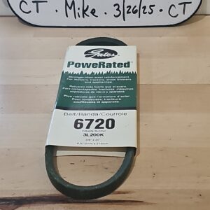 Gates 6720 Power Rated V-Belt 3/8" X 20"