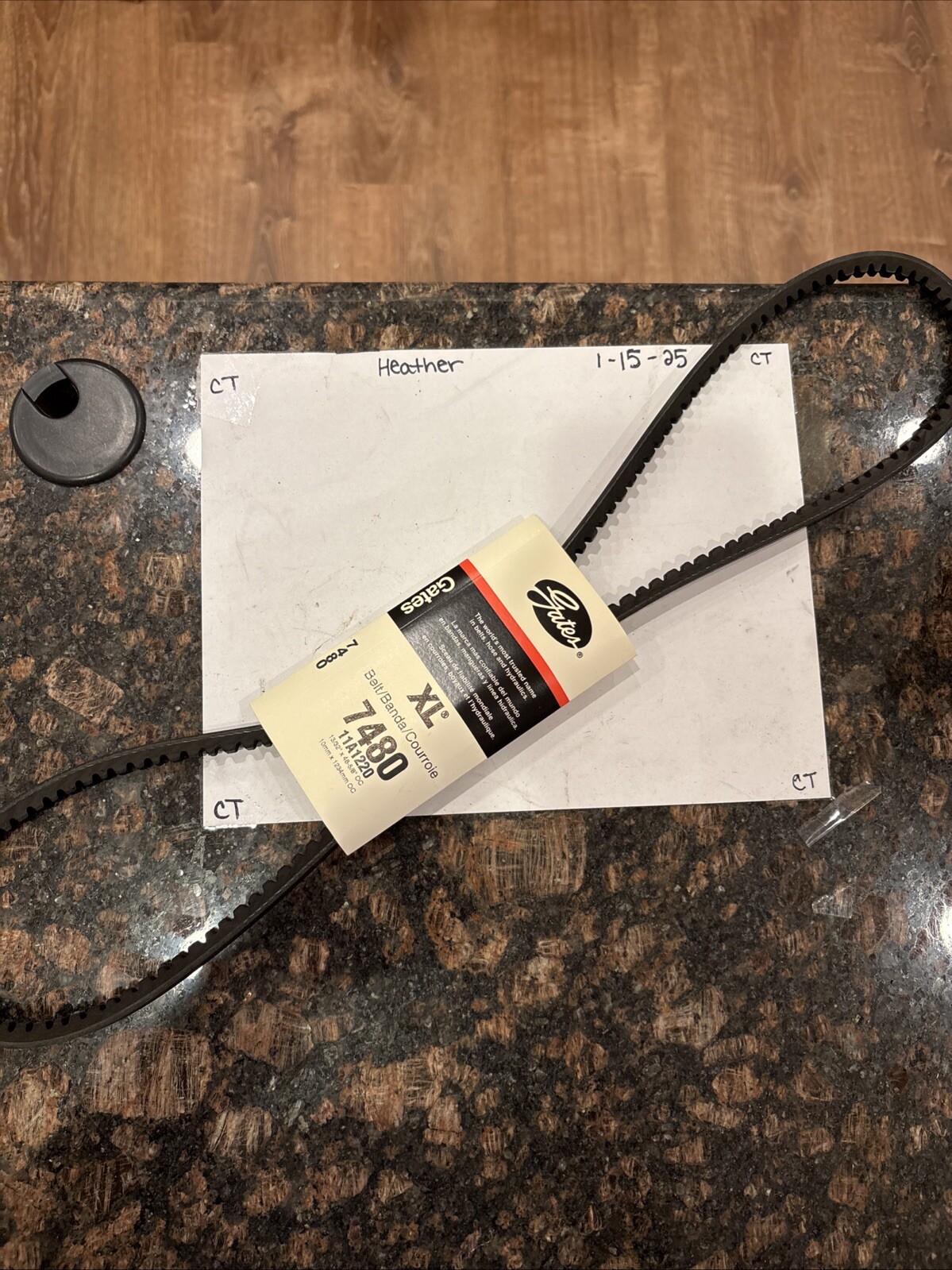 Gates 7480 (11A1220) Accessory Drive Belt 072053012934 - Image 3