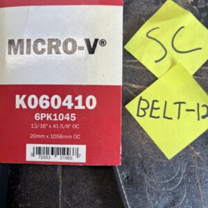 Gates Premium OE Micro-V Belt - Alternator, K060410 (6PK1045)