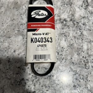 Gates Serpentine Belt-Premium OE Micro-V Belt Parts #K040343 4PK870