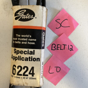 Gates Standard 6224 Lawn and Garden Equipment Special Application Belt NOS