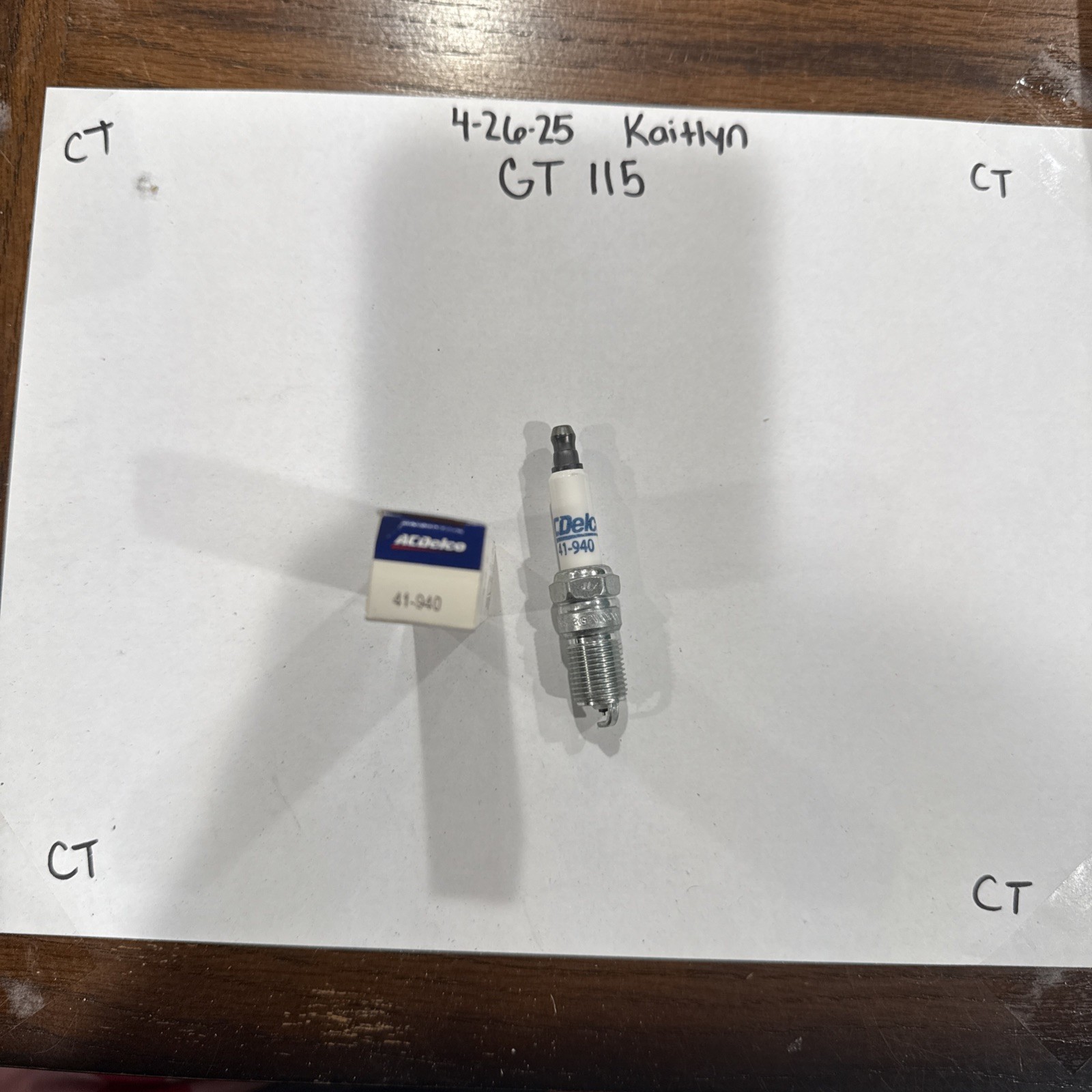 Genuine ACDelco Spark Plug 41-940