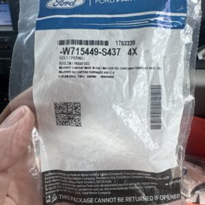 Genuine Bolt - Pack of 4 -W715449-S437