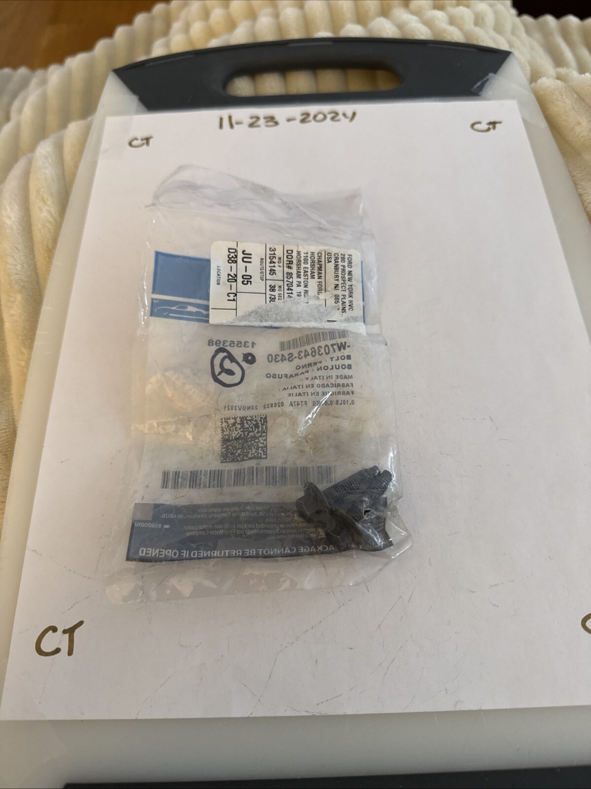 Genuine Ford Bolt W703643-S430 - Image 3