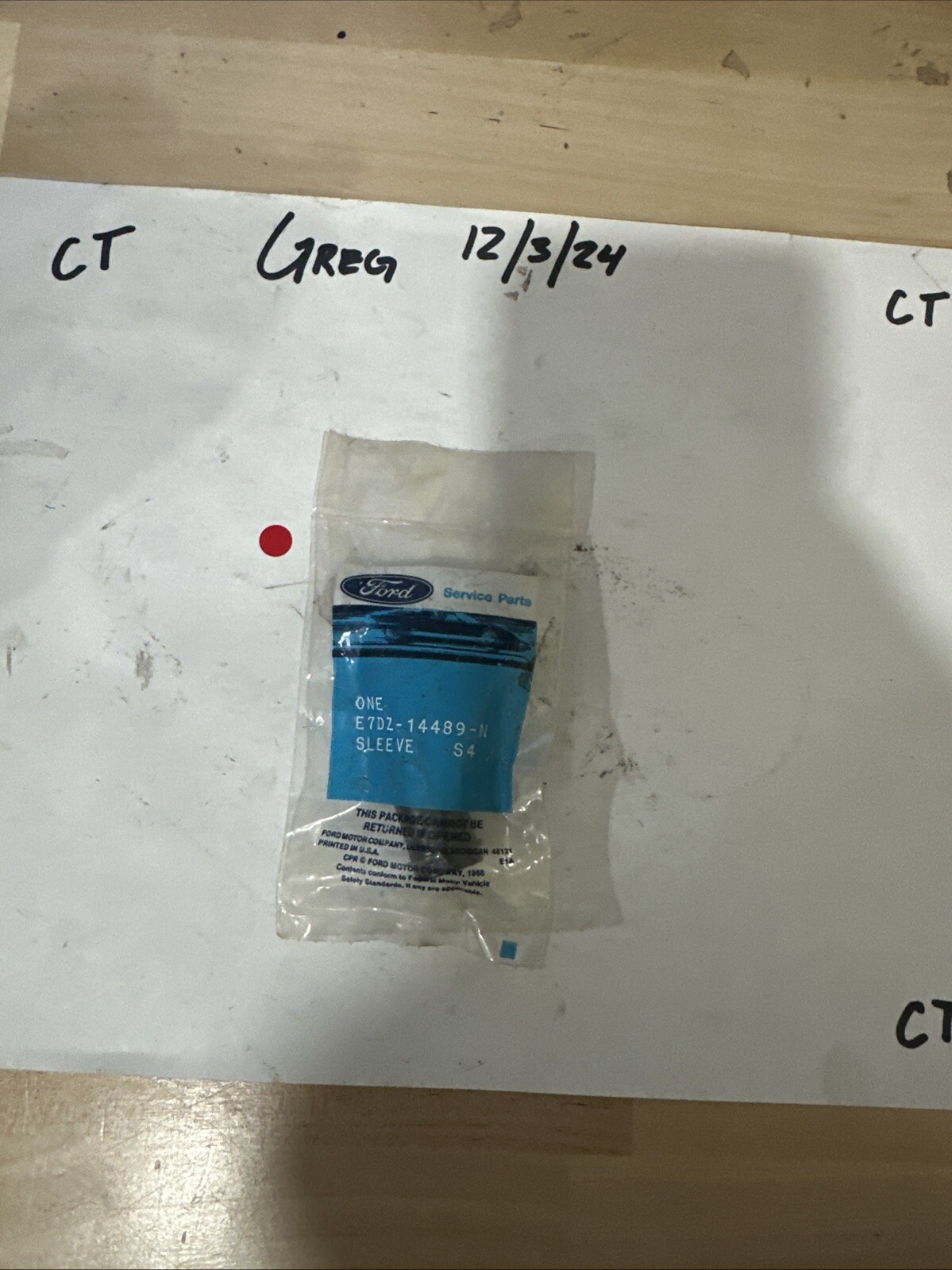 Genuine Ford Electrical Connector Sleeve / Shell NOS E7DZ-14489-D