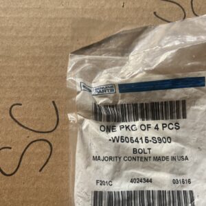 Genuine Ford Fender Liner Bolt -W505415-S900 (4 Pack)