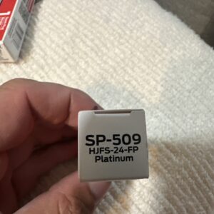 Genuine Ford HJFS-24-FP Motorcraft SP-509 Spark Plug, Platinum Tip, Tapered Seat