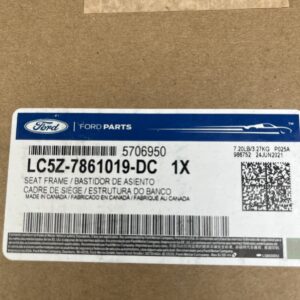 Genuine Ford LC5Z-7861019-DC Seat Frame Assembly