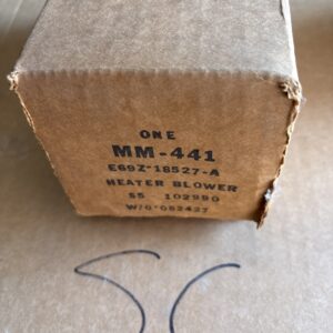 Genuine Ford Motorcraft MM441 E69Z-18527-A Auxiliary Heater & AC Aerostar